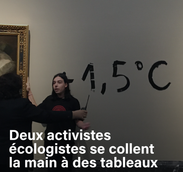 Musée du Prado : action des militants de Futuro Vegetal