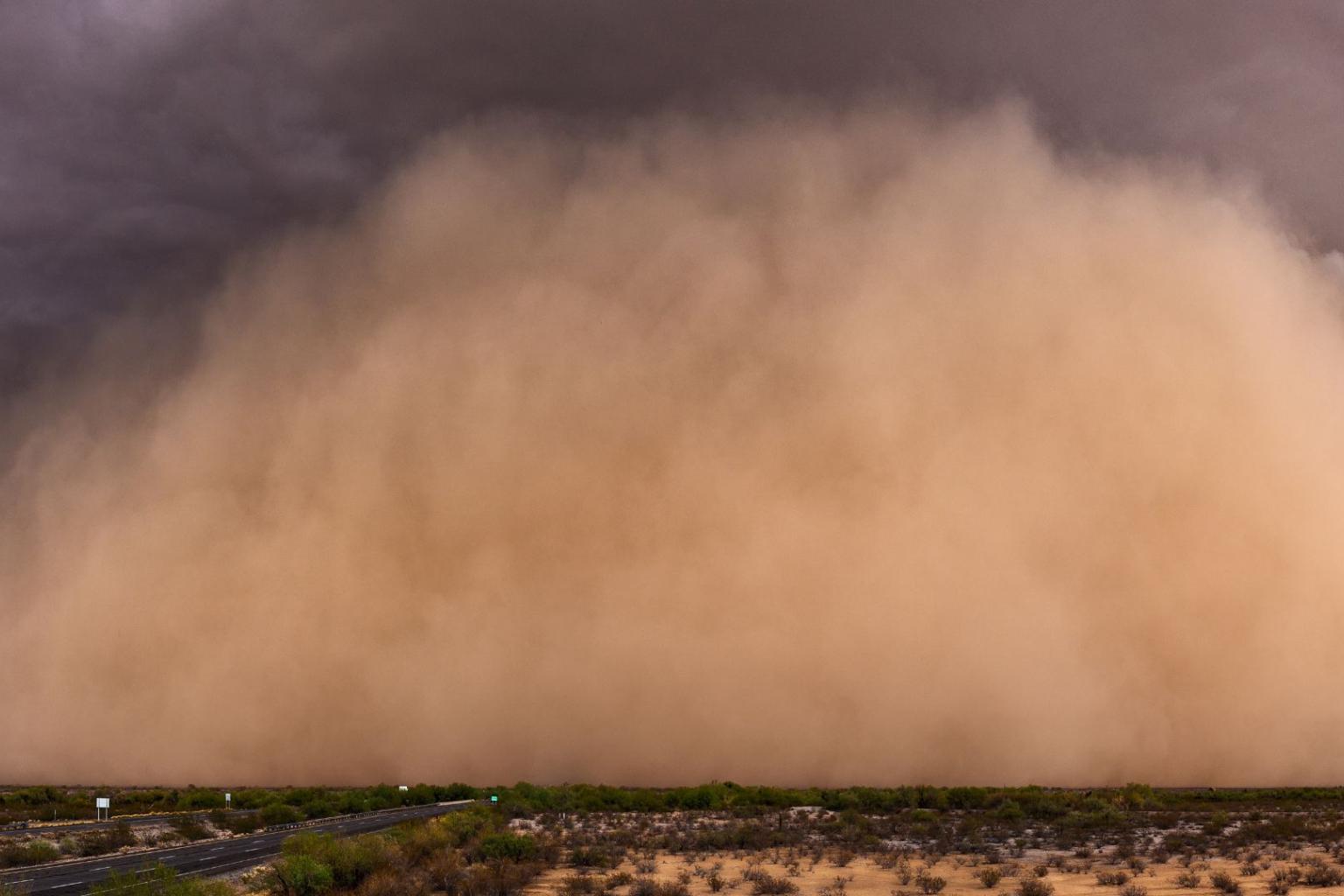 Tempete de sable et de poussiere © WMO